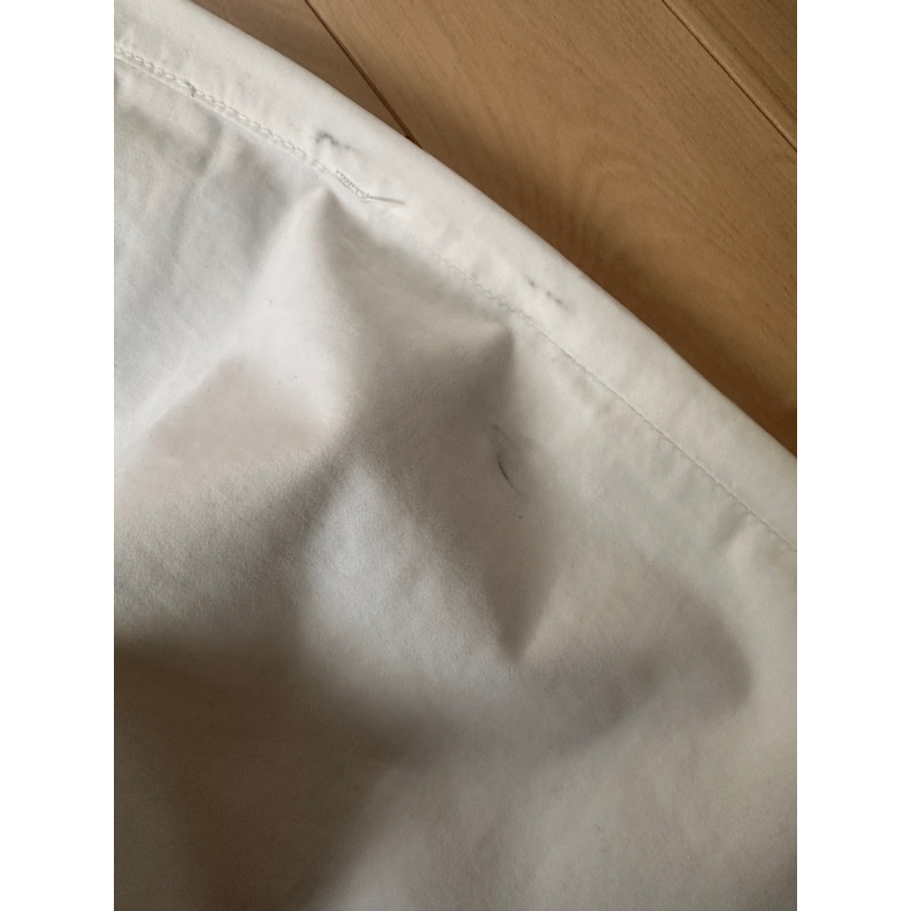 o low waist bootcut pants Y2K deadstock white size 25 - Picture 13 of 14